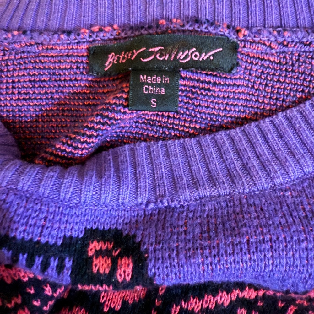 VTG Betsey Johnson Pterodactyl Sweater Dress - Picture 8 of 9